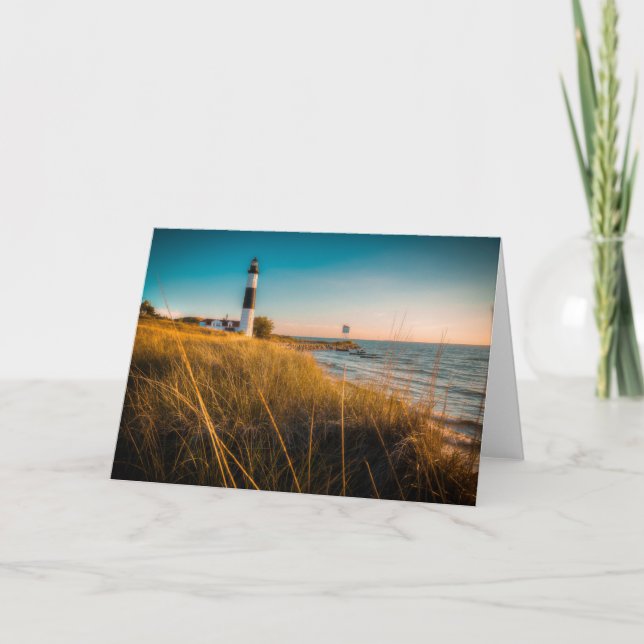 Lighthouses | Big Sable Lighthouse Ludington, MI Card (Front)