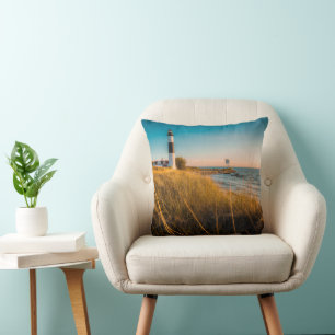 Lighthouses Big Sable Lighthouse Ludington, MI Throw Pillow