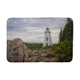 Lighthouses   Big Tub Harbour Tobermory Ontario Bath Mat