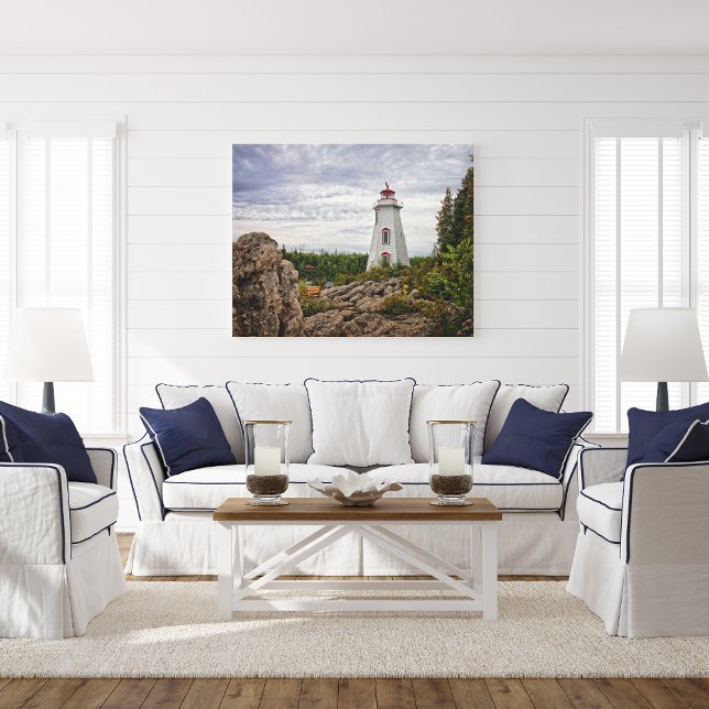 Lighthouses | Big Tub Harbour Tobermory Ontario Canvas Print (Creator Uploaded)