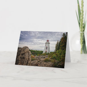 Lighthouses Big Tub Harbour Tobermory Ontario Card