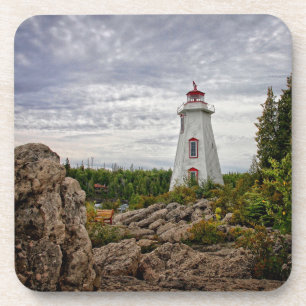 Lighthouses Big Tub Harbour Tobermory Ontario Coaster
