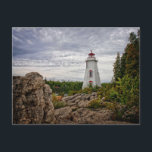 Lighthouses | Big Tub Harbour Tobermory Ontario Postcard<br><div class="desc">This amazing Getty Images photo features the historic lighthouse at Big Tub Harbour in Tobermory,  Ontario viewed from the shoreline.</div>
