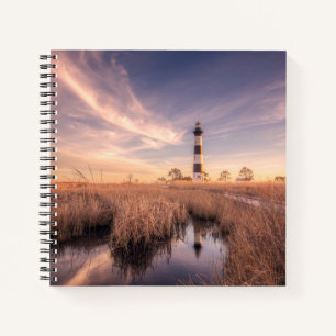 Lighthouses Bodie Island Outerbanks NC Notebook