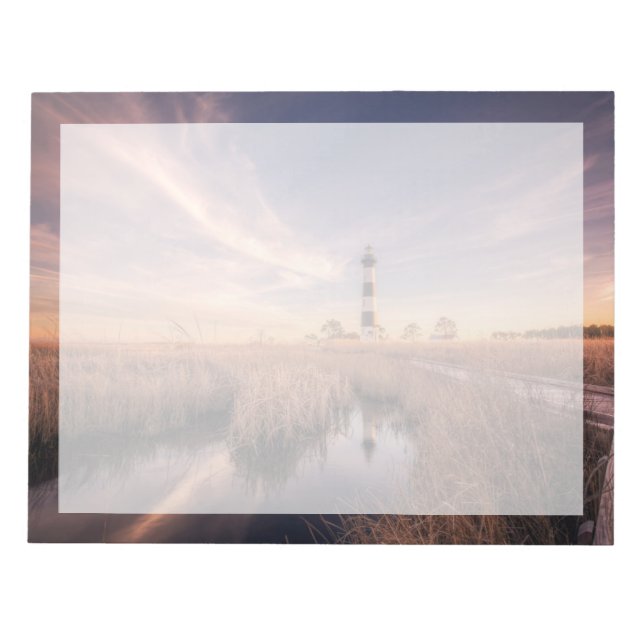 Lighthouses | Bodie Island Outerbanks NC Notepad (Front)