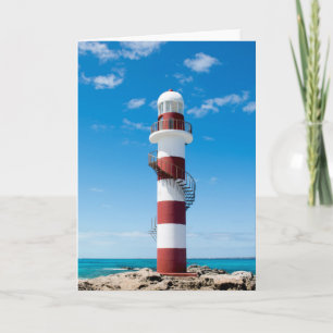 Lighthouses   Cancun Quintana Roo Mexico Card
