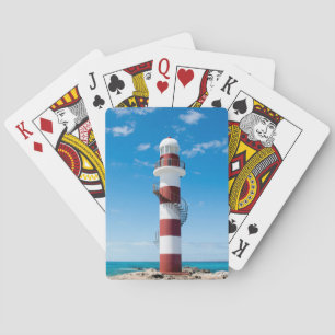 Lighthouses Cancun Quintana Roo Mexico Playing Cards