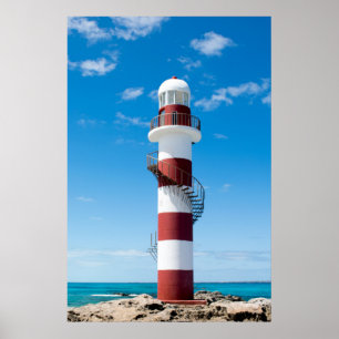 Lighthouses   Cancun Quintana Roo Mexico Poster