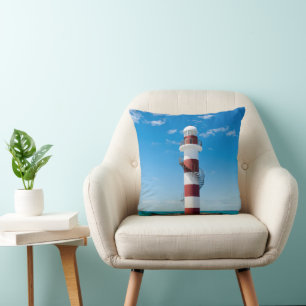 Lighthouses   Cancun Quintana Roo Mexico Throw Pillow