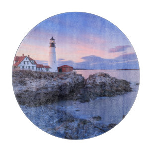 Lighthouses Cape Elizabeth, Maine Cutting Board