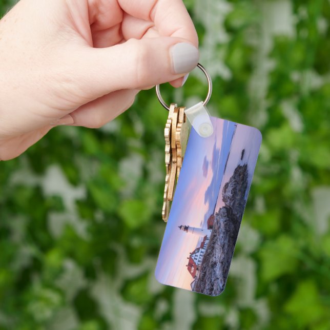 Lighthouses | Cape Elizabeth, Maine Keychain (Hand)
