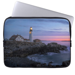 Lighthouses   Cape Elizabeth Maine Lighthouse Laptop Sleeve