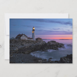 Lighthouses   Cape Elizabeth Maine Lighthouse Thank You Card