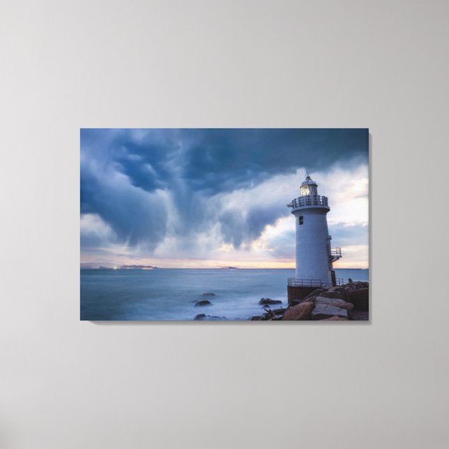 Lighthouses | Cape Irago Lighthouse Canvas Print (Front)