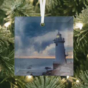 Lighthouses Cape Irago Lighthouse Glass Ornament