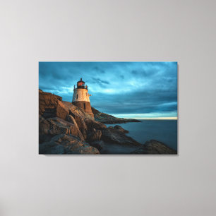 Lighthouses   Castle Hill Lighthouse Canvas Print