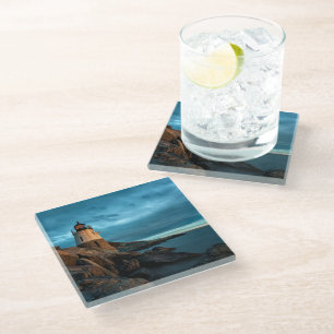 Lighthouses   Castle Hill Lighthouse Glass Coaster