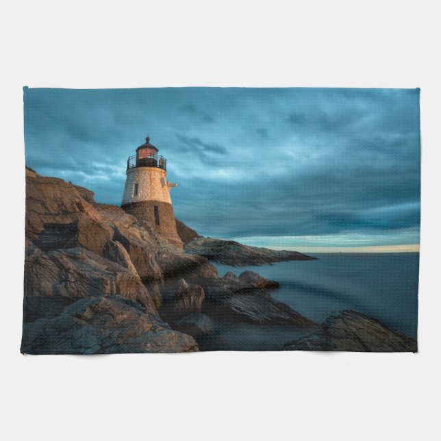 Lighthouses | Castle Hill Lighthouse Kitchen Towel (Horizontal)