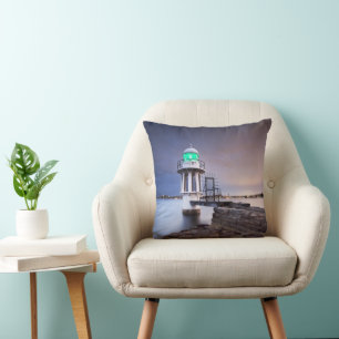 Lighthouses Cremorne Point Lighthouse Australia Throw Pillow