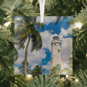 Lighthouses   Dewundara Matara Sri Lanka Glass Ornament