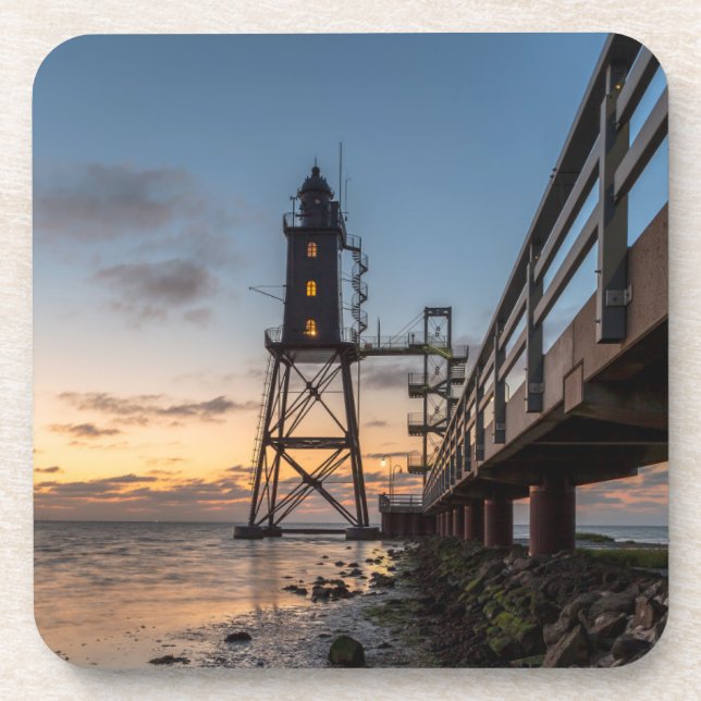 Lighthouses | Eversand-Oberfeue Germany Coaster (Front)