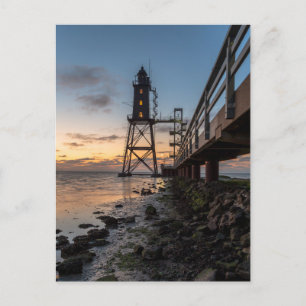 Lighthouses Eversand-Oberfeue Germany Postcard