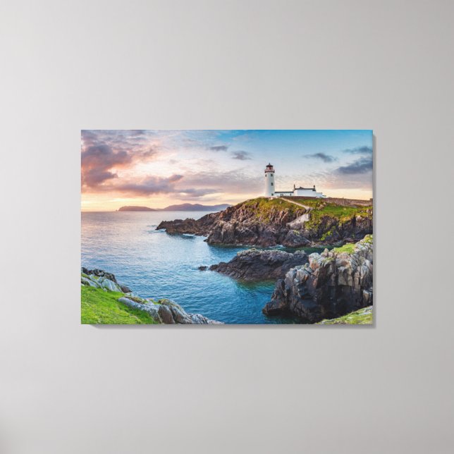 Lighthouses | Fanad Head Lighthouse Ireland Canvas Print (Front)