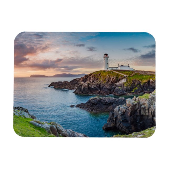 Lighthouses | Fanad Head Lighthouse Ireland Magnet (Horizontal)