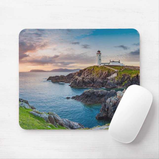 Lighthouses | Fanad Head Lighthouse Ireland Mouse Pad (With Mouse)
