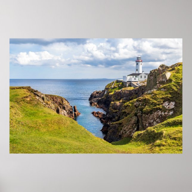 Lighthouses | Fanad Head Lighthouse Ireland Poster (Front)