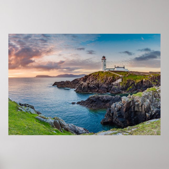 Lighthouses | Fanad Head Lighthouse Ireland Poster (Front)