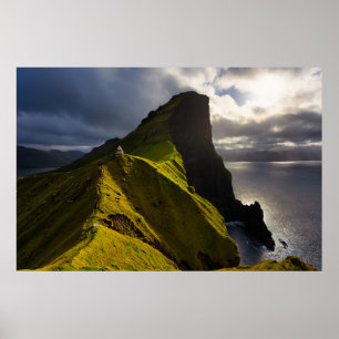 Lighthouses   Faroe Islands Denmark Poster