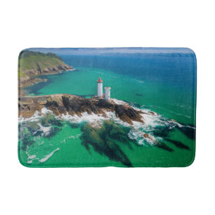 Lighthouses   Finistère Brest Bretagne Lighthouse Bath Mat