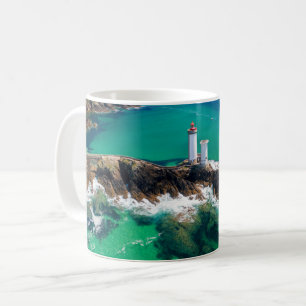 Lighthouses   Finistère Brest Bretagne Lighthouse Coffee Mug