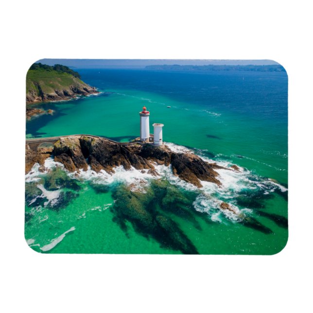 Lighthouses | Finistère Brest Bretagne Lighthouse Magnet (Horizontal)
