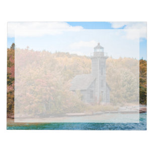 Lighthouses Grand Island East Channel Light Notepad