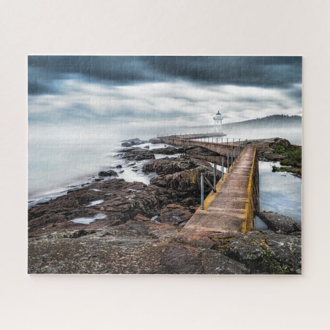 Lighthouses | Grand Marais Lighthouse Minnesota Jigsaw Puzzle (Horizontal)