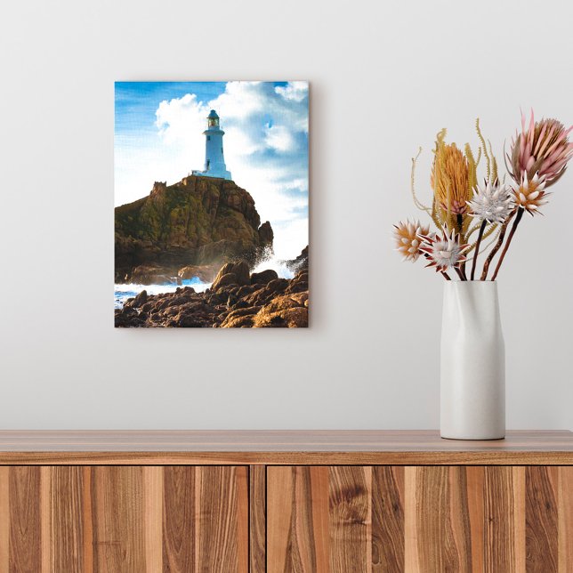 Lighthouses | La Corbière Channel Islands Canvas Print (Creator Uploaded)