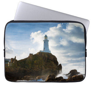 Lighthouses La Corbière Channel Islands Laptop Sleeve