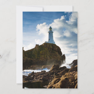 Lighthouses La Corbière Channel Islands Thank You Card