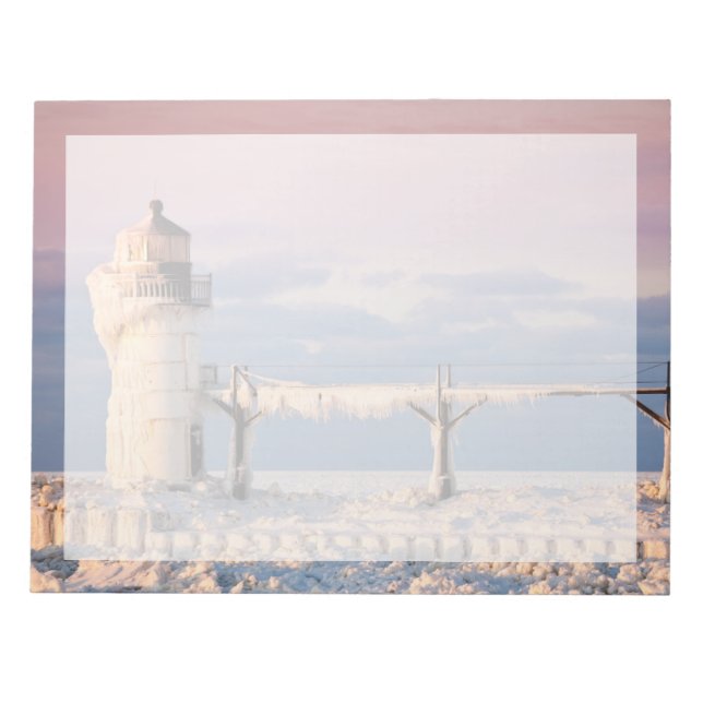 Lighthouses | Lake Michigan Lighthouse Notepad (Front)