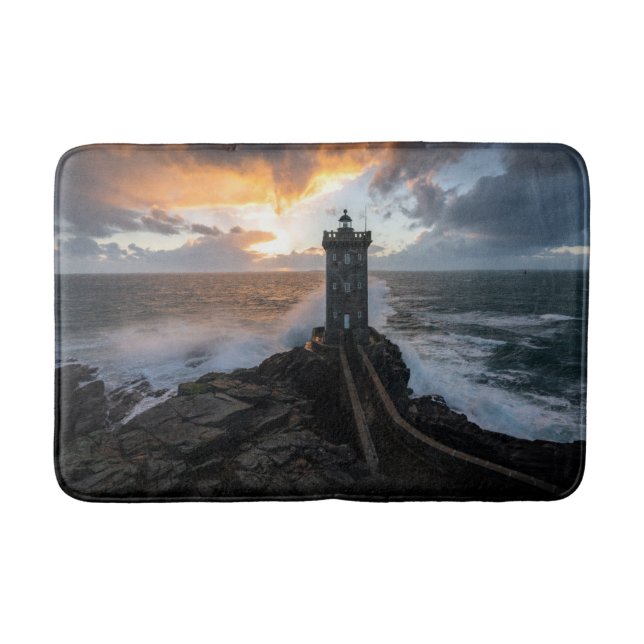 Lighthouses | Le Conquet Kermorvan Lighthouse Bath Mat (Front)