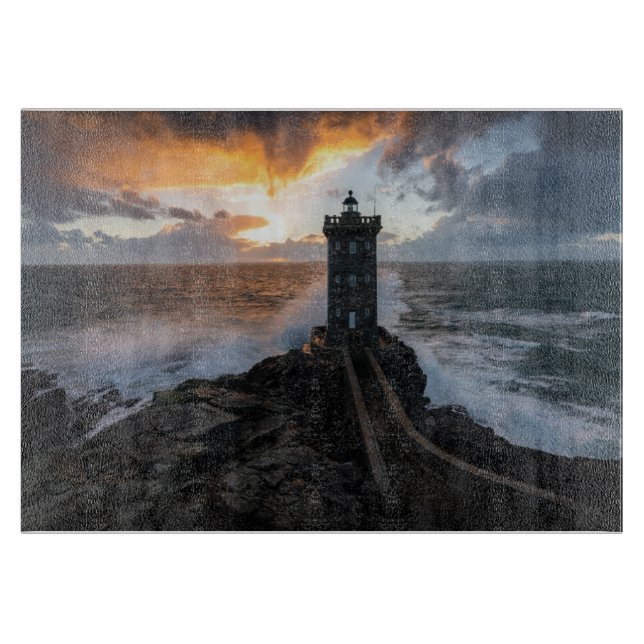 Lighthouses | Le Conquet Kermorvan Lighthouse Cutting Board (Front)