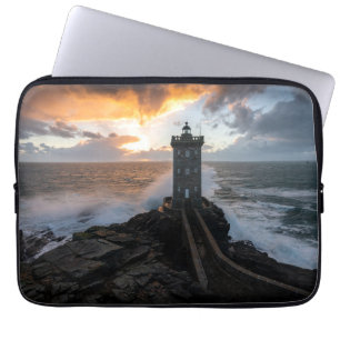 Lighthouses Le Conquet Kermorvan Lighthouse Laptop Sleeve