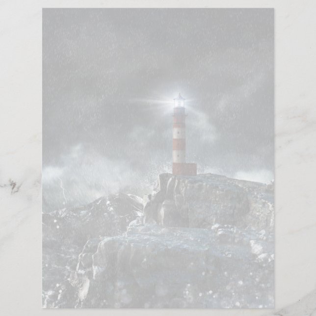 Lighthouses | Lighthouse in the Storm (Front)