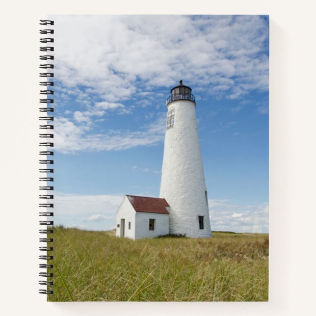 Lighthouses | Lighthouse Massachusetts Notebook (Front)