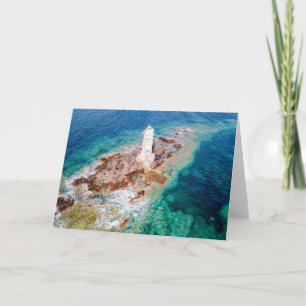 Lighthouses Mangiabarche Lighthouse Italy Card
