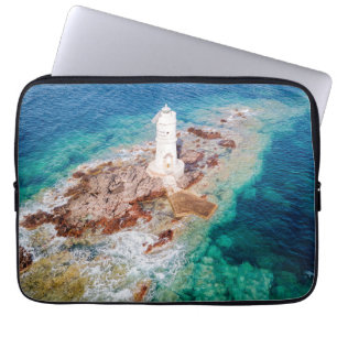 Lighthouses Mangiabarche Lighthouse Italy Laptop Sleeve