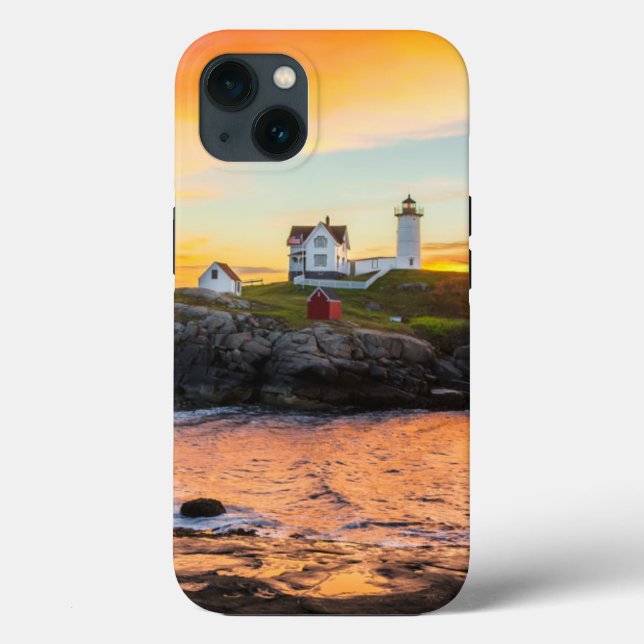 Lighthouses | Nubble Lighthouse Maine Case-Mate iPhone Case (Back)