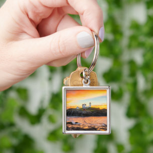 Lighthouses   Nubble Lighthouse Maine Keychain